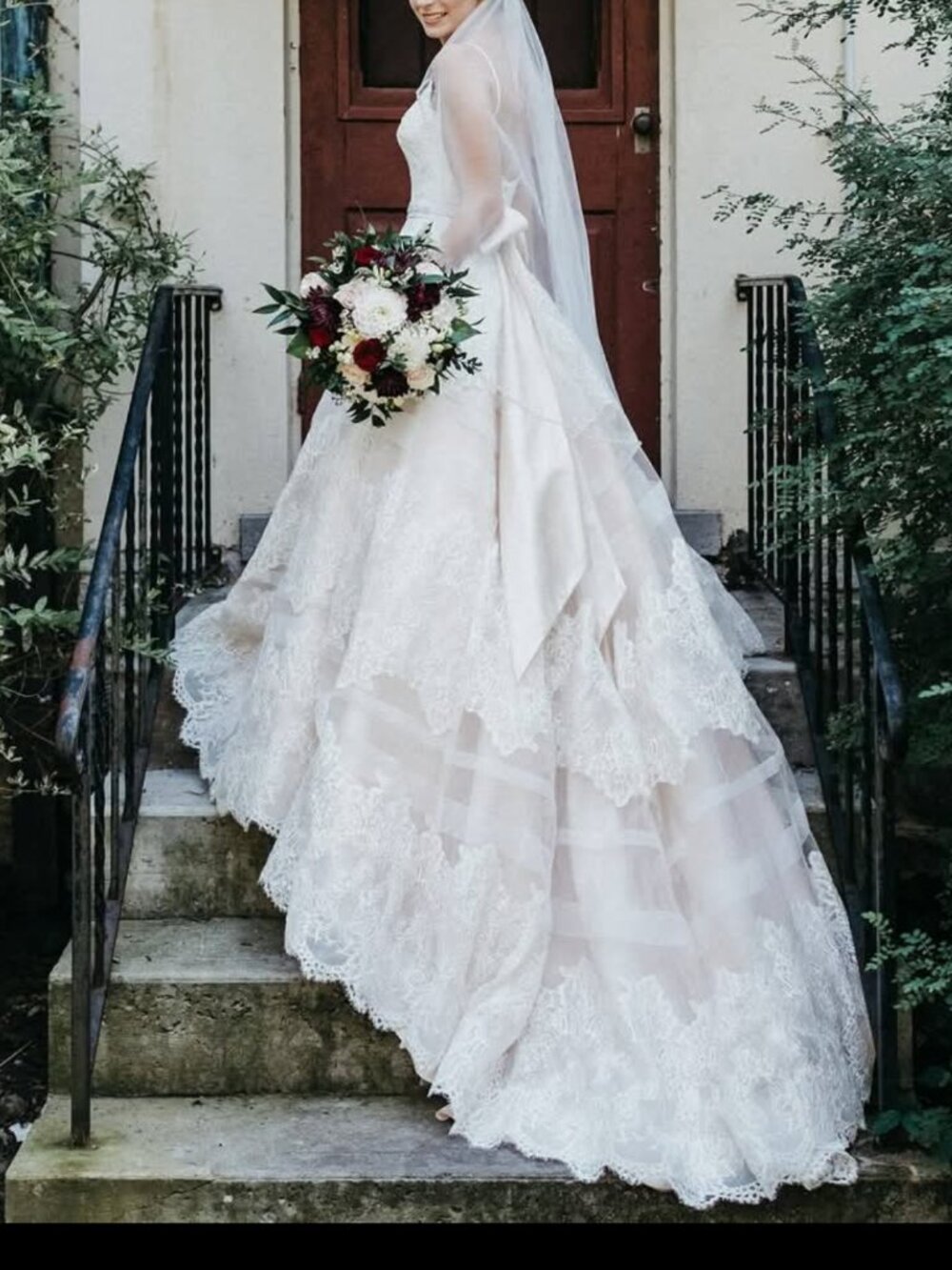 Allure bridal champagne bridal gown